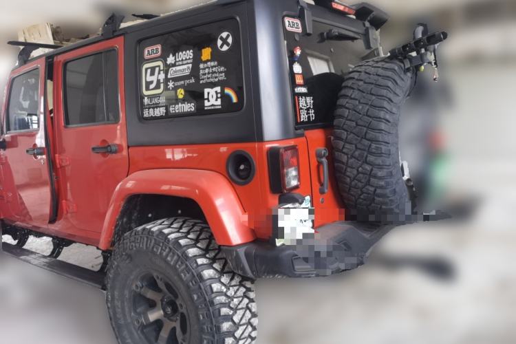 Used Jeep Wrangler 2017 3.0L Sahara Four-Door Comfort Edition Rear Left 45 Deg