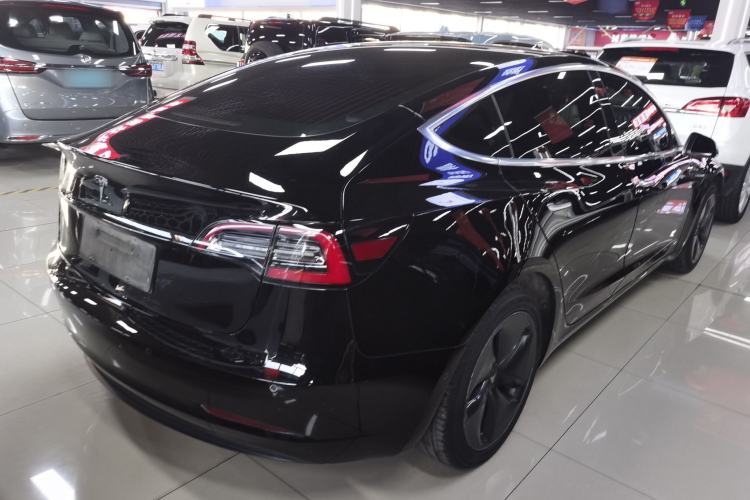 Used Tesla Model 3 2020 Standard Range Rear-Wheel Drive Upgraded Version Rear Right 45 Deg