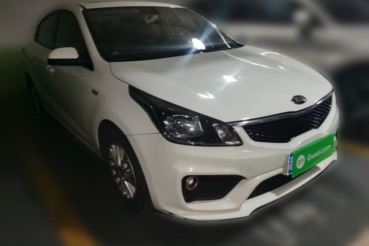 Used Kia K2 2017 Sedan 1.4L Manual Transmission 15th Anniversary Special Edition GLS Front Right 45 Deg