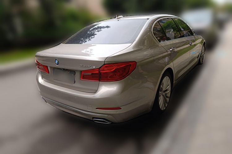 Used BMW 5 Series New Energy 2020 Mileage Upgrade Version 530Le Luxury Package Rear Right 45 Deg