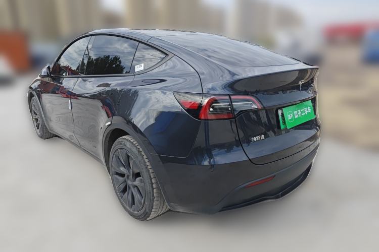 Used Tesla Model Y 2024 Long-Range All-Wheel-Drive Version Rear Left 45 Deg