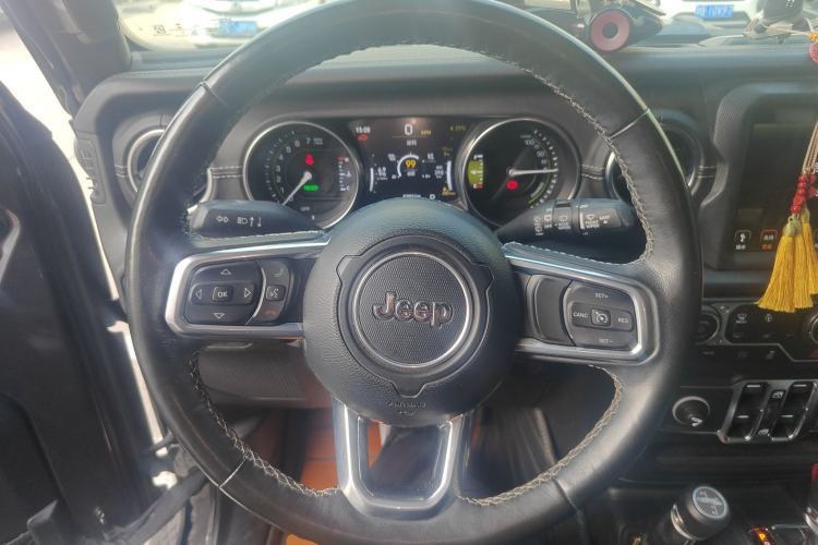 Used Jeep Wrangler New Energy 2021 Four-Door 2.0T 4xe Sahara First Edition Steering Wheel