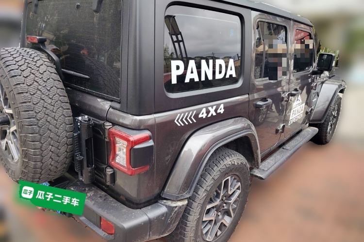 Used Jeep Wrangler 2024 2.0T Sahara Four-Door Edition Rear Right 45 Deg