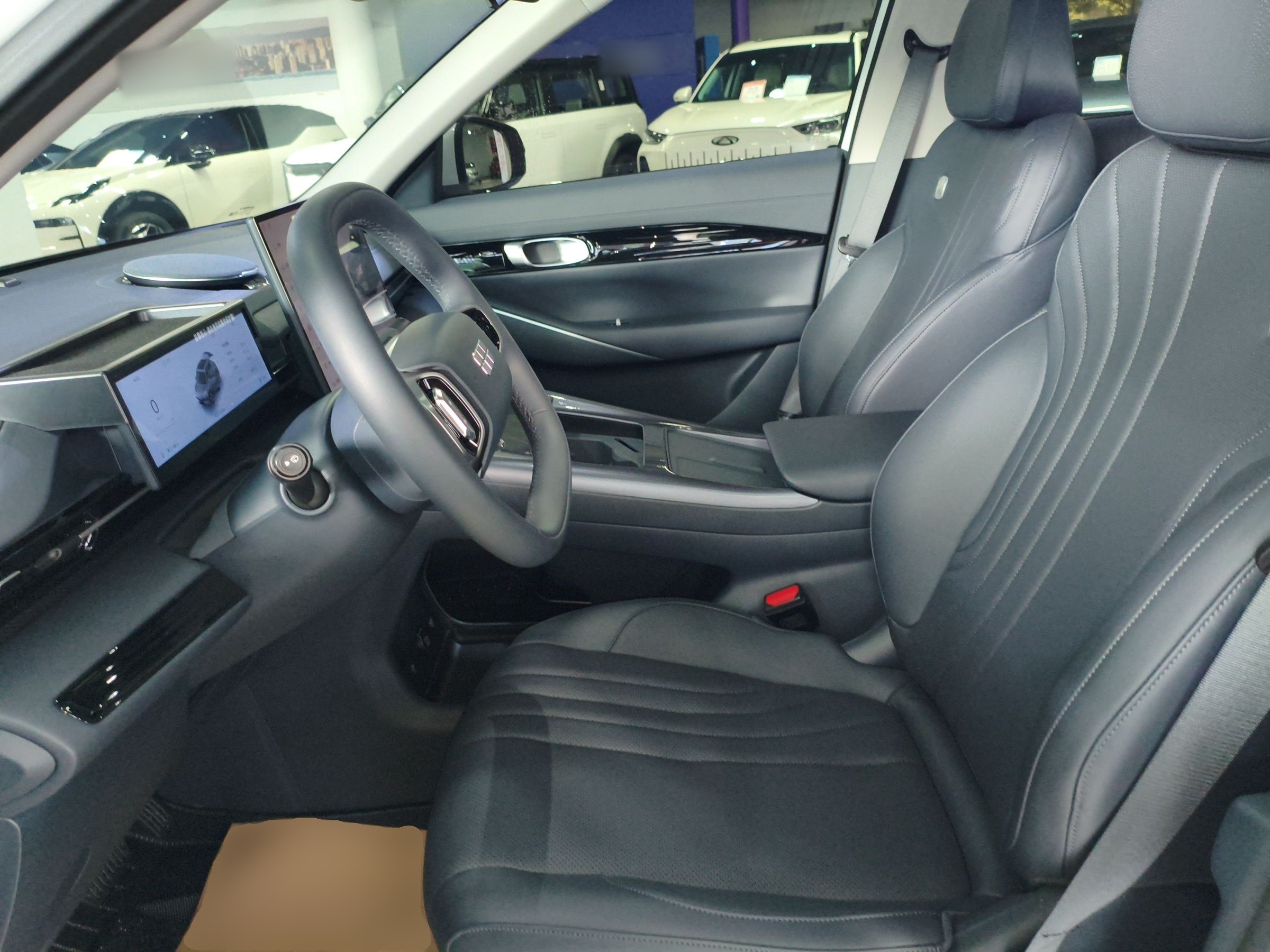 Переднее сиденье в автомобиле