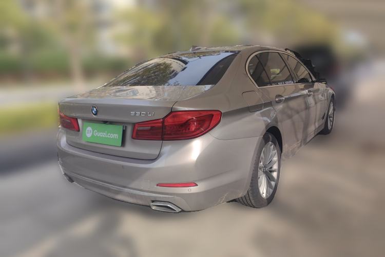 Used BMW 5 Series 2018 Revised Version 530Li Leading Edition Luxury Package Rear Right 45 Deg