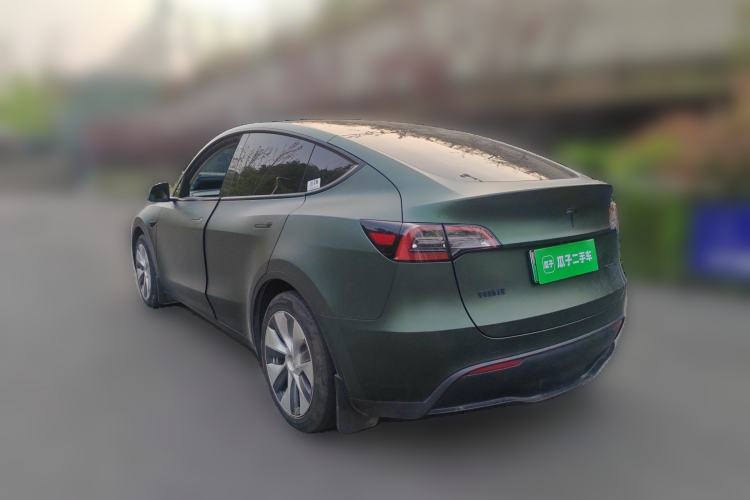 Used Tesla Model Y 2022 Long-Range All-Wheel-Drive Version Rear Left 45 Deg