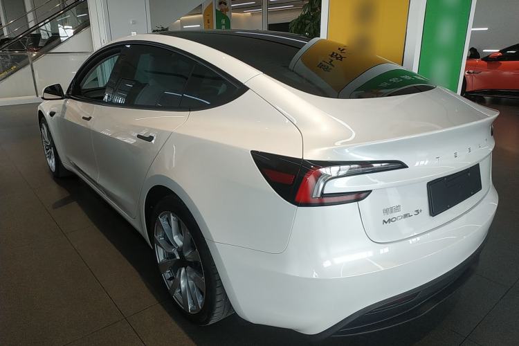 Used Tesla Model 3 2025 Model Long-Range Rear-Wheel-Drive Version Rear Left 45 Deg