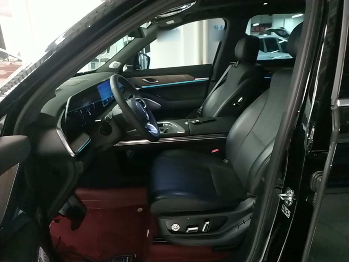 A primeira fila do carro