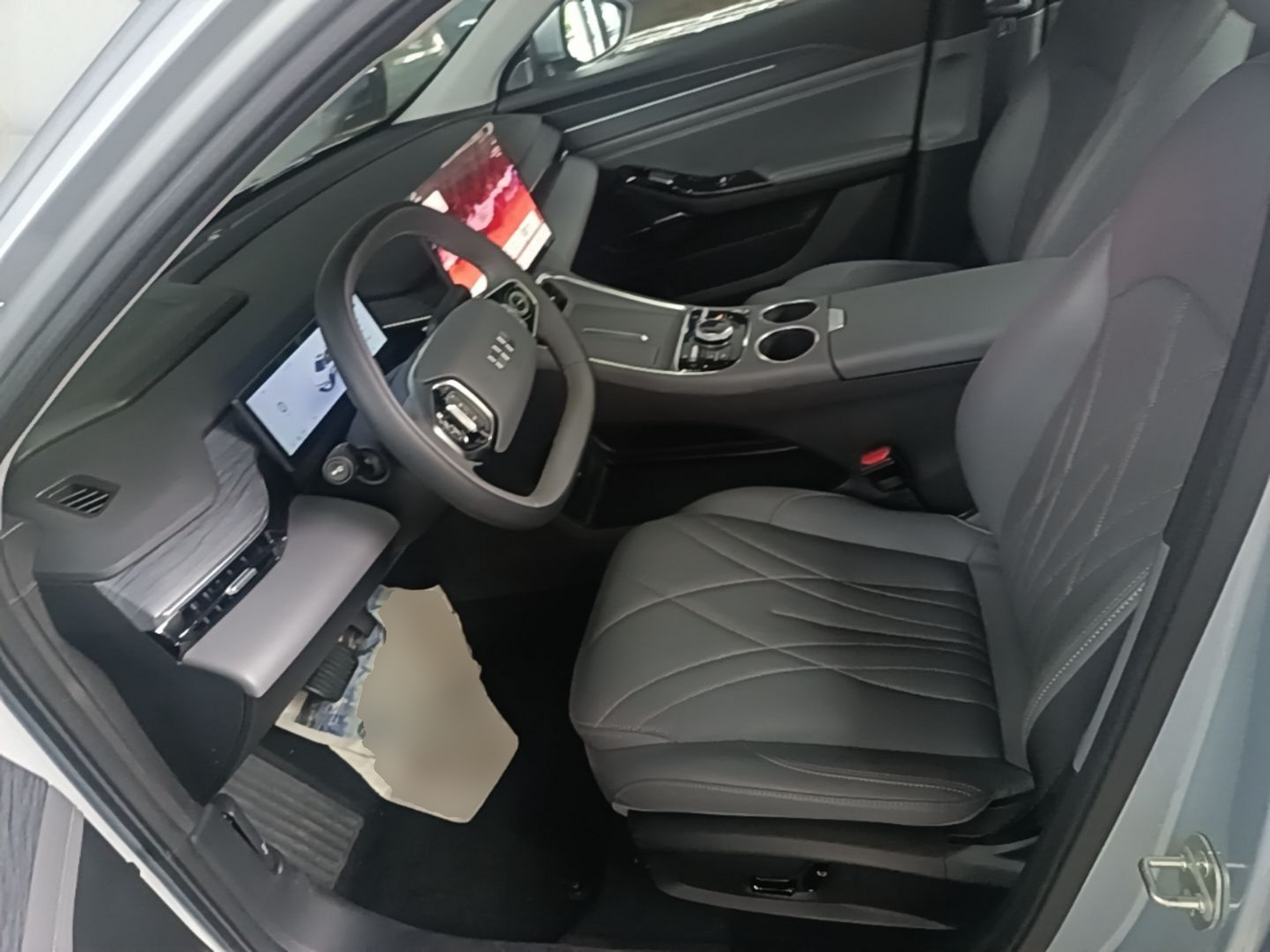 Vordere Reihe im Auto