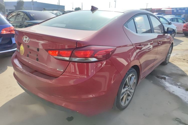Used Hyundai Elantra (6th Generation / Lingdong) 2016 1.6L Automatic ZhiXuan – Elite Version Rear Right 45 Deg
