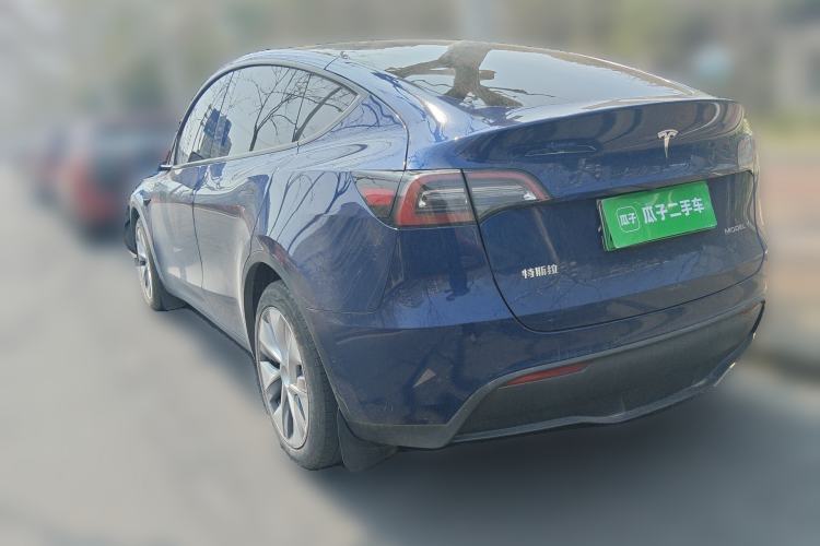 Used Tesla Model Y 2021 Long-Range All-Wheel-Drive Version Rear Left 45 Deg