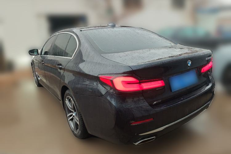 Used BMW 5 Series 2021 530Li xDrive Luxury Package Rear Left 45 Deg