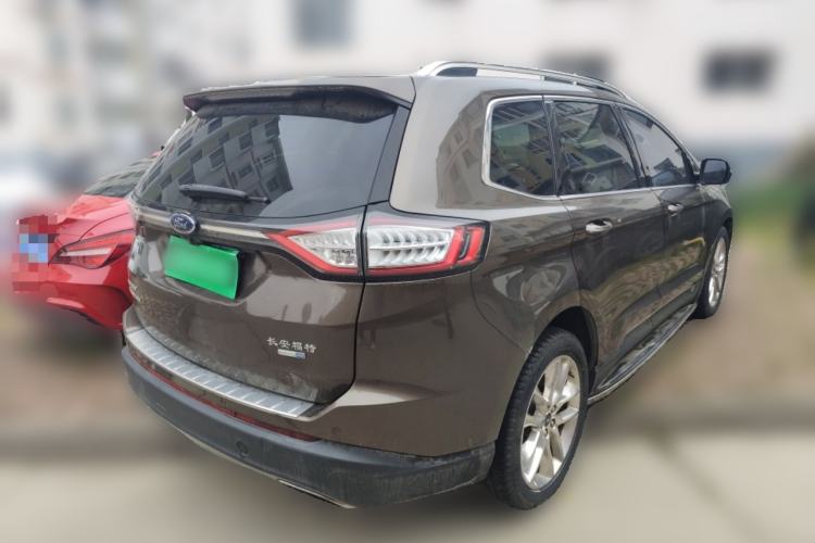 Used Ford Edge 2016 EcoBoost 245 Four-Wheel Drive Titanium 7-Seater Rear Right 45 Deg