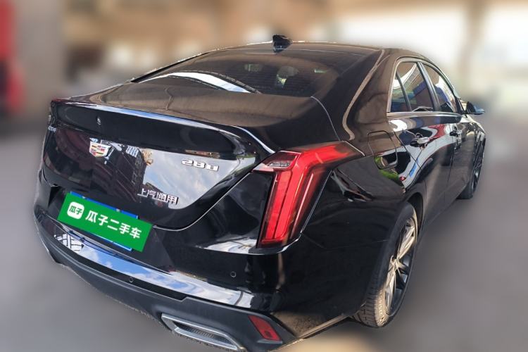 Used Cadillac CT4 2021 28T Luxury Model Rear Right 45 Deg