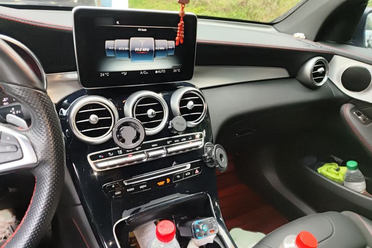 Used Mercedes-Benz GLC Coupe AMG 2017 AMG GLC 43 4MATIC Coupe SUV Audio And AC Panel