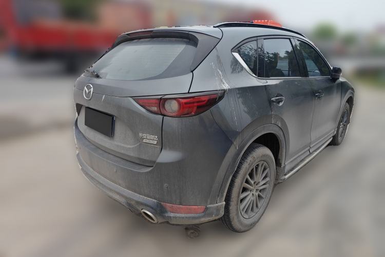 Used Mazda CX-5 2021 2.0L Automatic Two-Wheel Drive Black Knight Rear Right 45 Deg