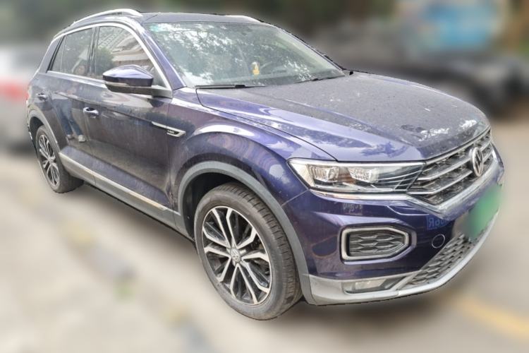 Used Volkswagen T-ROC 2019 280TSI DSG Two-Wheel Drive Comfort Version China VI Standard Front Right 45 Deg