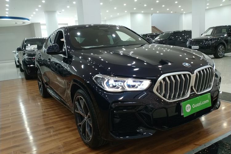 Used BMW X6 2022 xDrive40i Luxury Edition M Sport Package Front Right 45 Deg