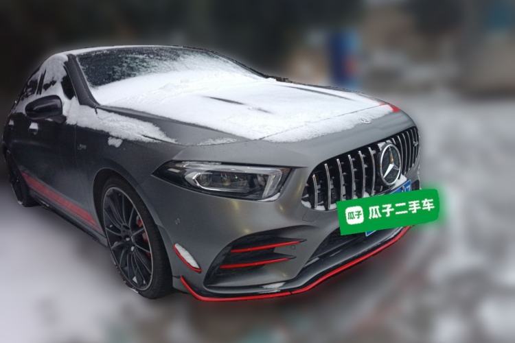 Used Mercedes-Benz A AMG 2023 AMG A 35 L 4MATIC Front Right 45 Deg