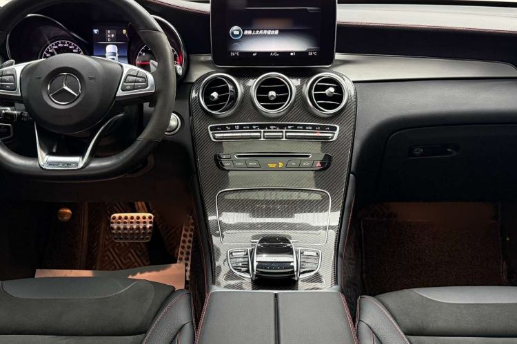 Used Mercedes-Benz GLC Coupe AMG 2017 AMG GLC 43 4MATIC Coupe SUV Audio And AC Panel