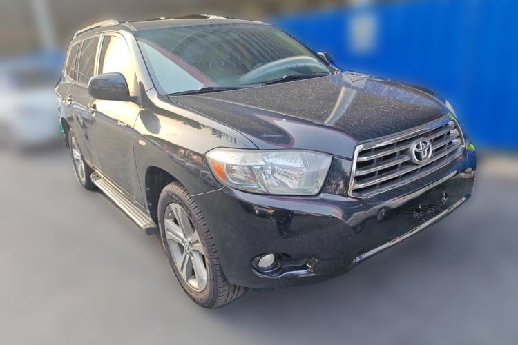 Used Toyota Highlander 2009 2.7L Two-Wheel Drive 7-Seater Luxury Edition Front Right 45 Deg