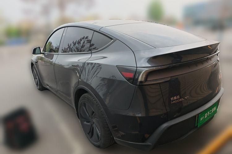 Used Tesla Model Y 2025 Long-Range All-Wheel Drive First Edition Rear Left 45 Deg