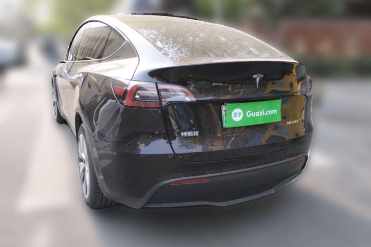 Used Tesla Model Y 2021 Long-Range All-Wheel-Drive Version 3D7 Rear Left 45 Deg