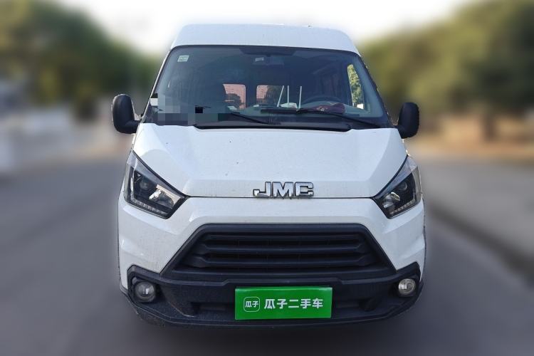 Used JMC Transit 2019 2.8T Commercial Version Intelligent Automatic Transmission Long Wheelbase Mid-Height 6-Seater Rear Single Tire China VI Emission Standard JX493
