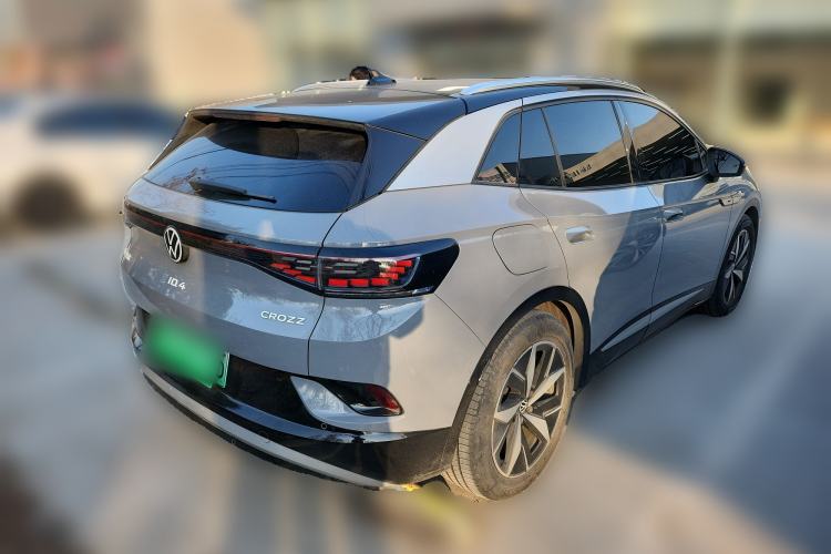 Used Volkswagen ID.4 CROZZ 2021 Long-Range PRO Two-Wheel Drive Version Rear Right 45 Deg