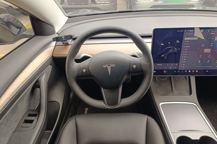 Used Tesla Model 3 2021 Performance High-Performance All-Wheel-Drive Version Steering Wheel