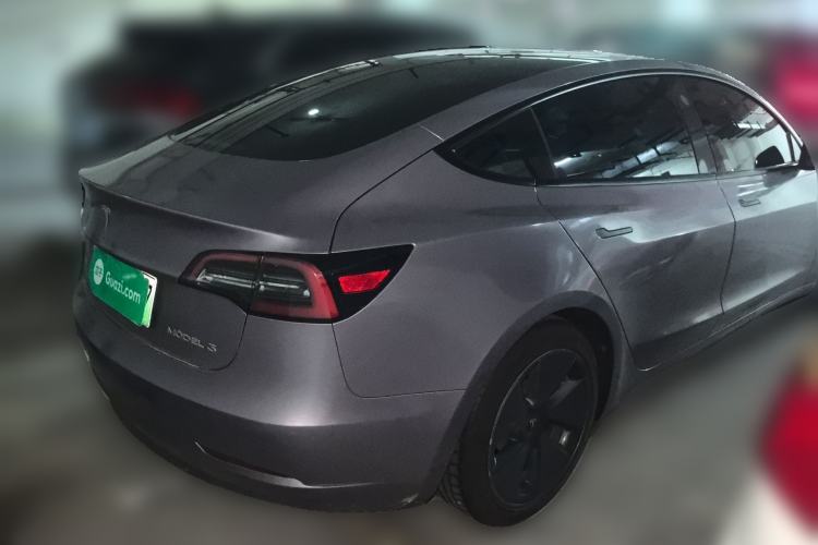 Used Tesla Model 3 2021 Standard Range Rear-Drive Upgraded Version Rear Right 45 Deg