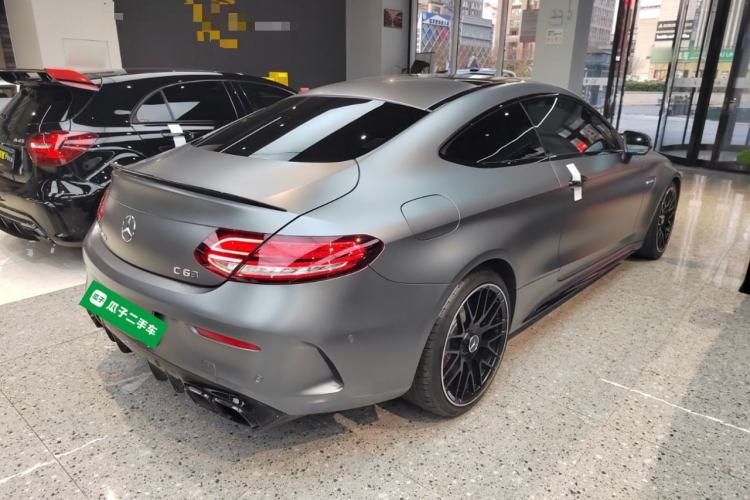 Used Mercedes-Benz C-Class AMG 2019 AMG C 63 Coupe Rear Right 45 Deg