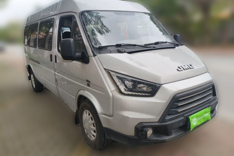 Used JMC Transit 2017 2.8T Commercial Version Long Wheelbase Mid-Roof 6/7/8-Seater JX493 Front Right 45 Deg