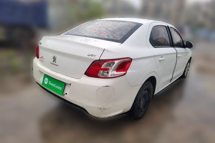 Used Peugeot 301 2016 1.6L Manual Comfort Edition Rear Right 45 Deg