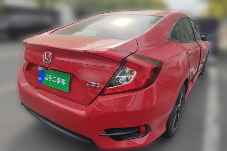 Used Honda Civic 2019 220TURBO CVT Dynamic Edition China VI Rear Right 45 Deg