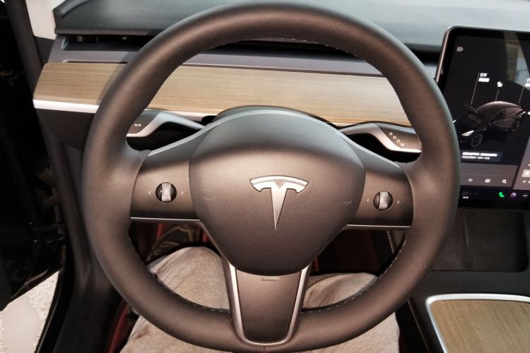 Used Tesla Model Y 2021 Standard Range Rear-Wheel Drive Version Steering Wheel