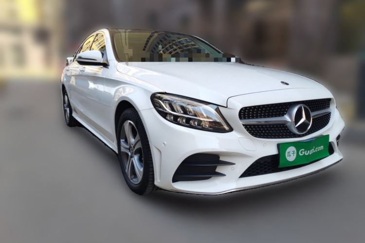 Used Mercedes-Benz C-Class 2021 C 260 L Front Right 45 Deg