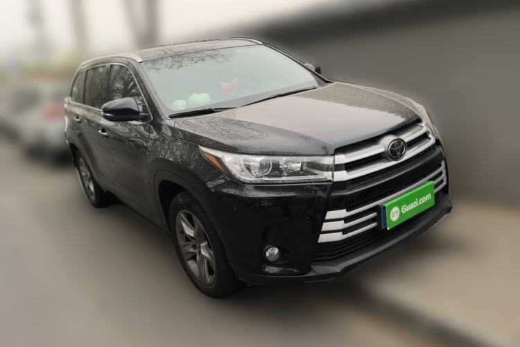Used Toyota Highlander 2018 2.0T Four-Wheel Drive Luxury Edition 7 Seats China V Emission Standard Front Right 45 Deg