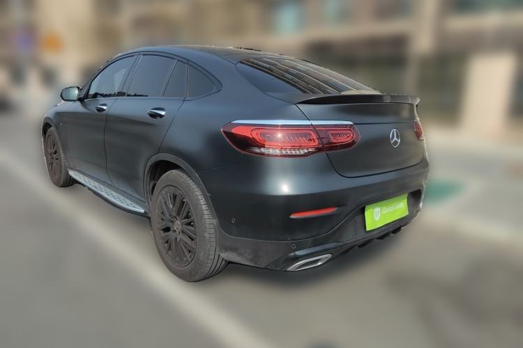 Used Mercedes-Benz GLC Coupe 2022 Refreshed GLC 300 4MATIC Coupe SUV Rear Left 45 Deg