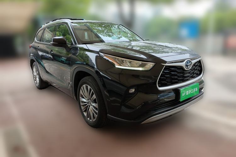 Used Toyota Highlander 2022 Dual-Engine 2.5L Four-Wheel Drive Luxury Edition 7 Seats Front Right 45 Deg