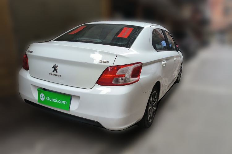 Used Peugeot 301 2016 1.6L Automatic Comfort Edition Rear Right 45 Deg