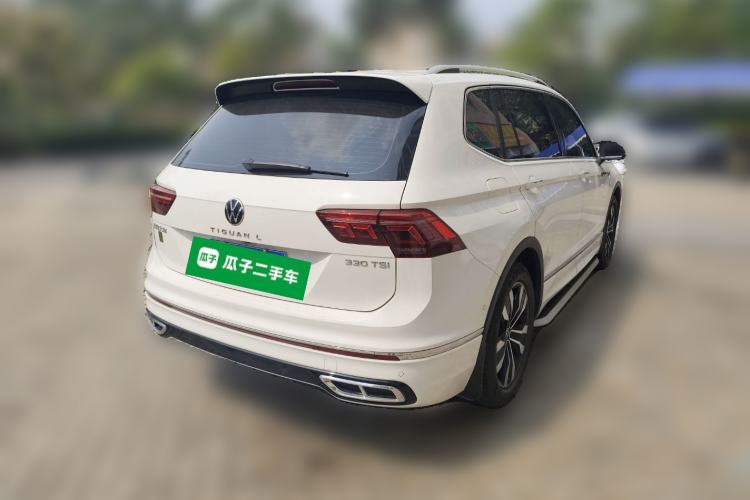 Used Volkswagen Tiguan L 2022 330TSI Automatic Two-Wheel Drive R-Line Enhanced Edition Rear Right 45 Deg