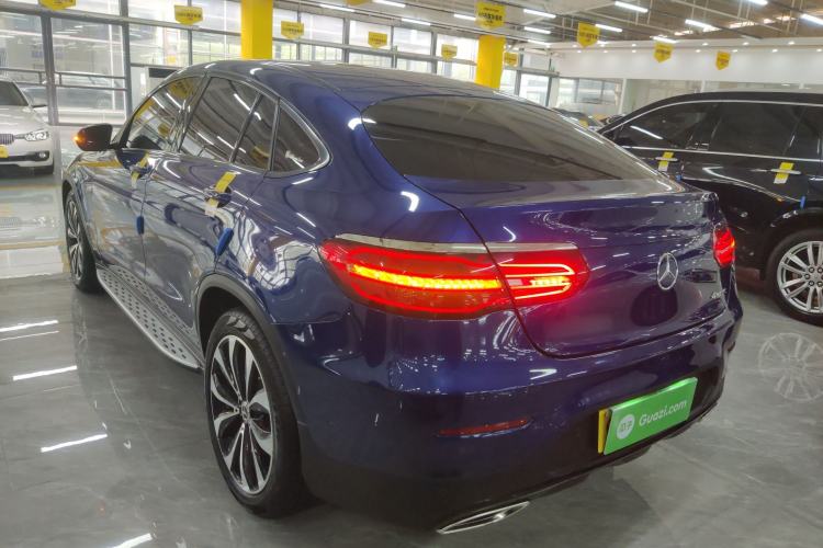 Used Mercedes-Benz GLC Coupe 2017 GLC 260 4MATIC Coupe SUV Rear Left 45 Deg