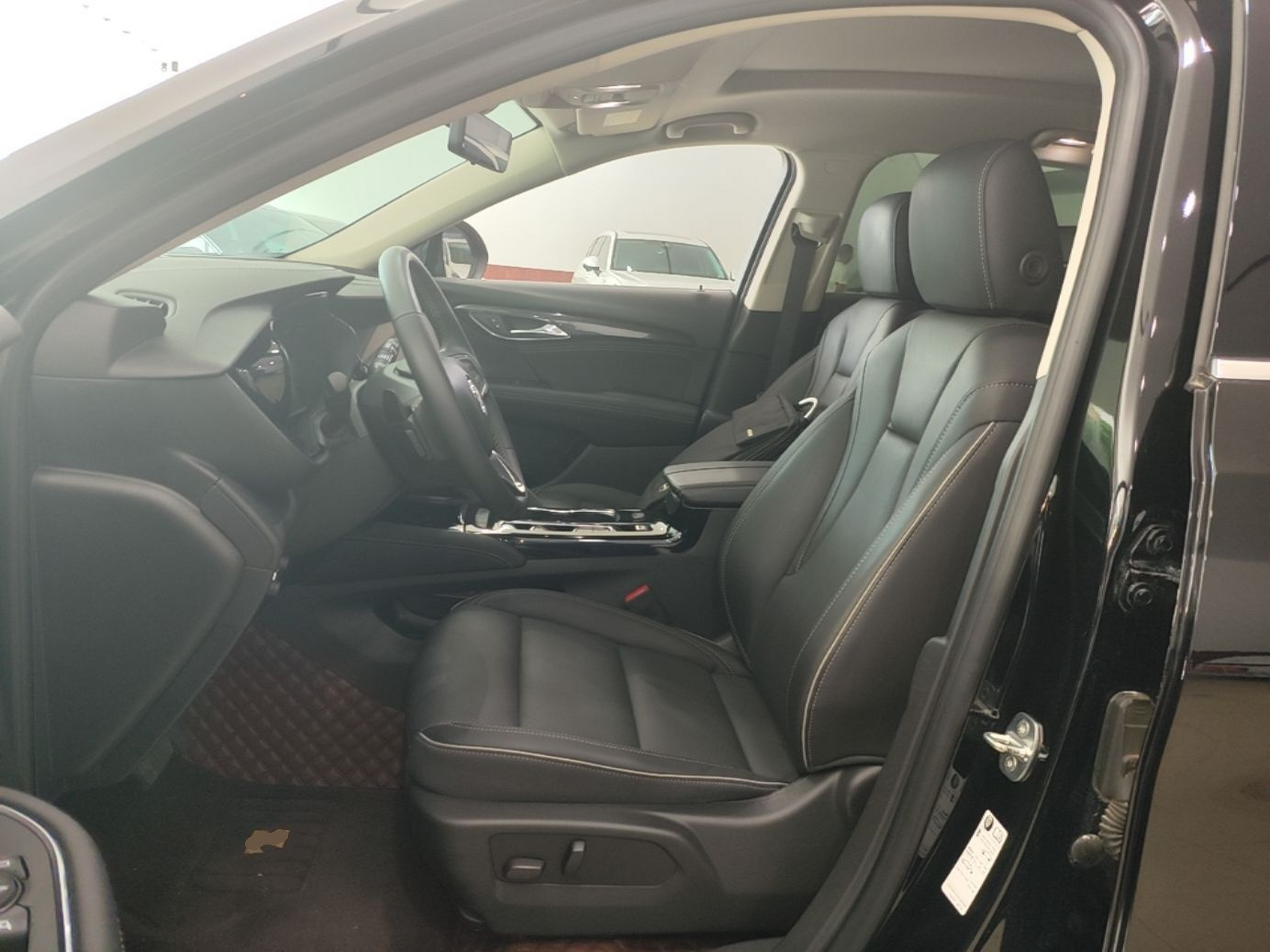 Vordere Reihe im Auto