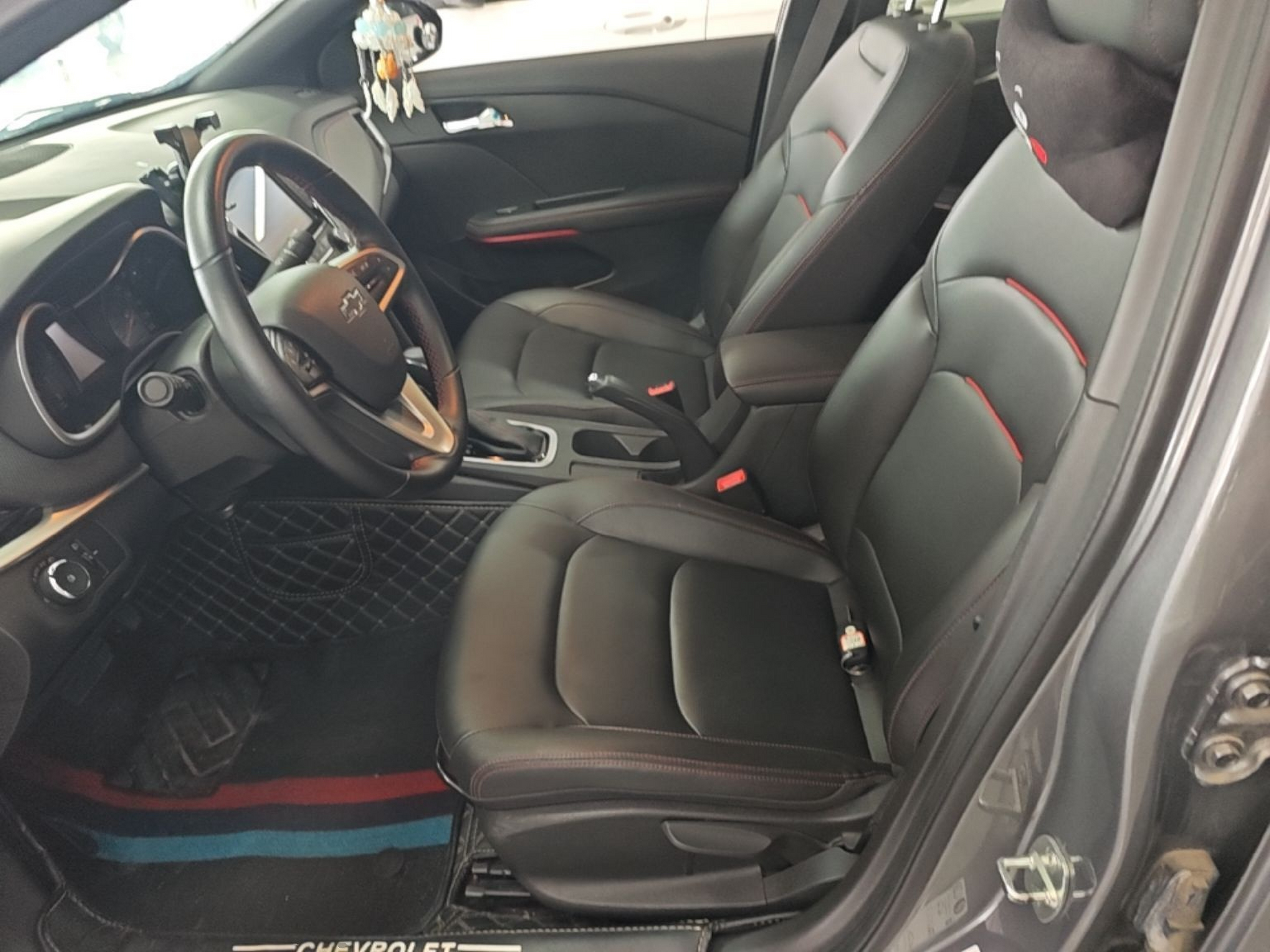 Vordere Reihe im Auto