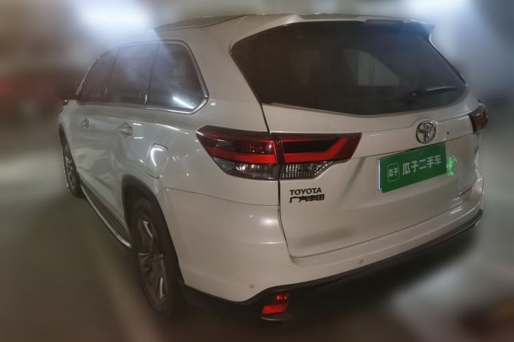 Used Toyota Highlander 2018 2.0T Four-Wheel Drive Prestige Version 7 Seats China V Emission Standard Rear Left 45 Deg
