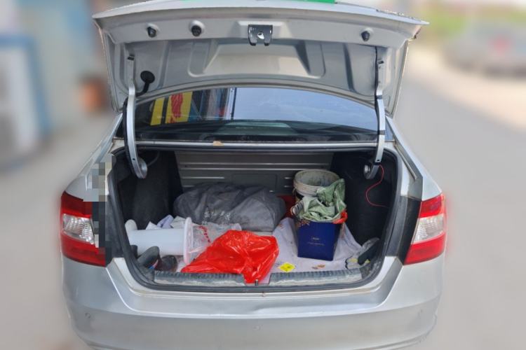 Used Skoda Rapid 2015 1.6L Manual Smart Selection Model Trunk