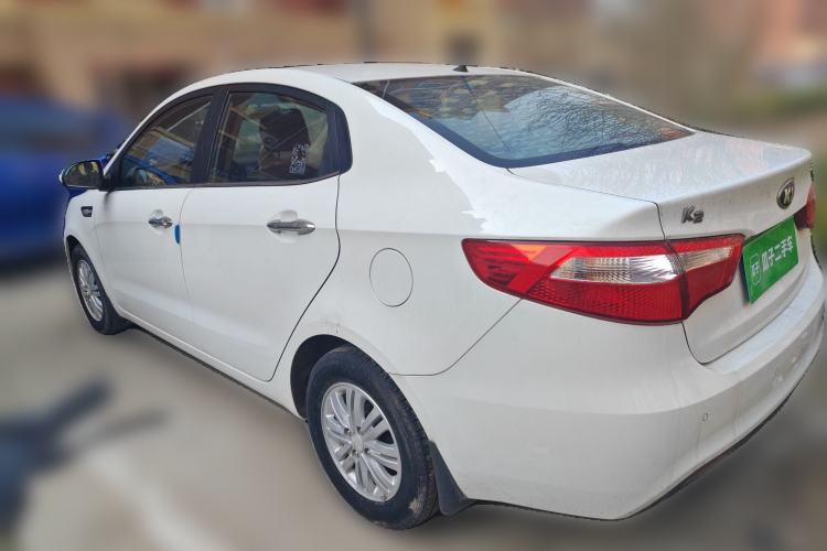 Used Kia K2 2012 Sedan 1.4L MT GLS Commemorative Edition Rear Left 45 Deg