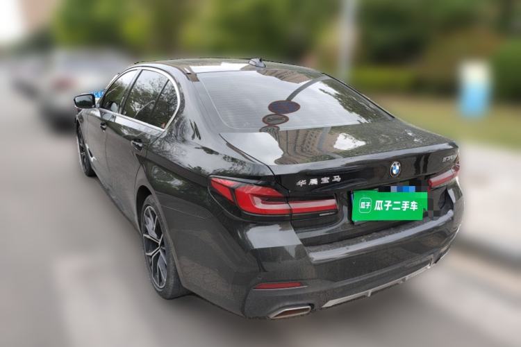 Used BMW 5 Series 2022 Second Facelift 530Li Luxury Version M Sport Package Rear Left 45 Deg