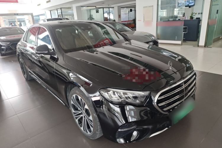 Used Mercedes-Benz E-Class New Energy 2024 E 350 e L Plug-in Hybrid Sedan Front Right 45 Deg